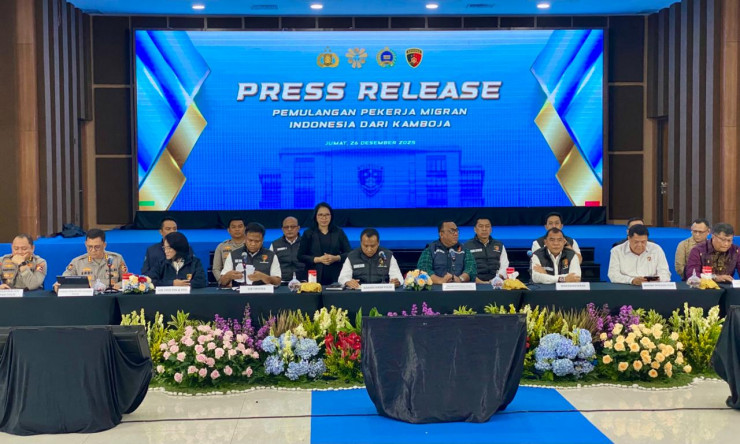 Bareskrim Polri Pulangkan 9 Pekerja Migran Korban TPPO dari Kamboja