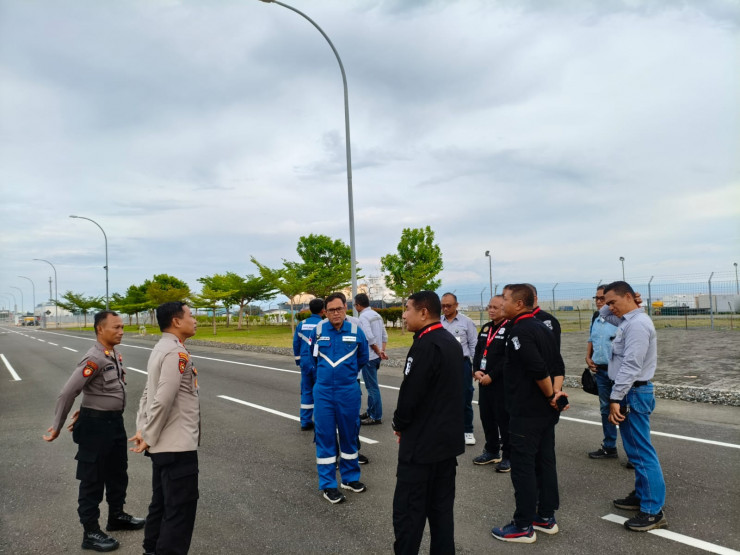 Tingkatkan Keamanan Obvitnas Baharkam Polri lakukan Pengawasan Implementasi SMP di PT Donggi Senoro LNG